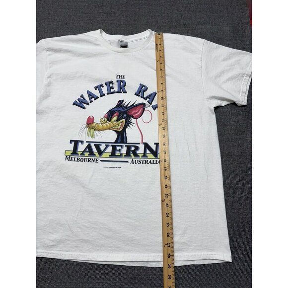 Vintage Mens T Shirt XL Melbourne Australia Pub The Water Rat Beer Tavern 2002 - Picture 6 of 8